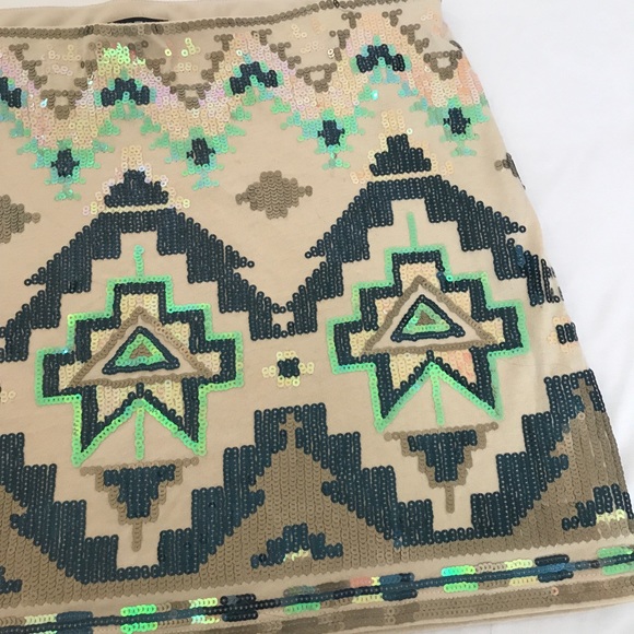 Express sequin mini skirt - Picture 5 of 7